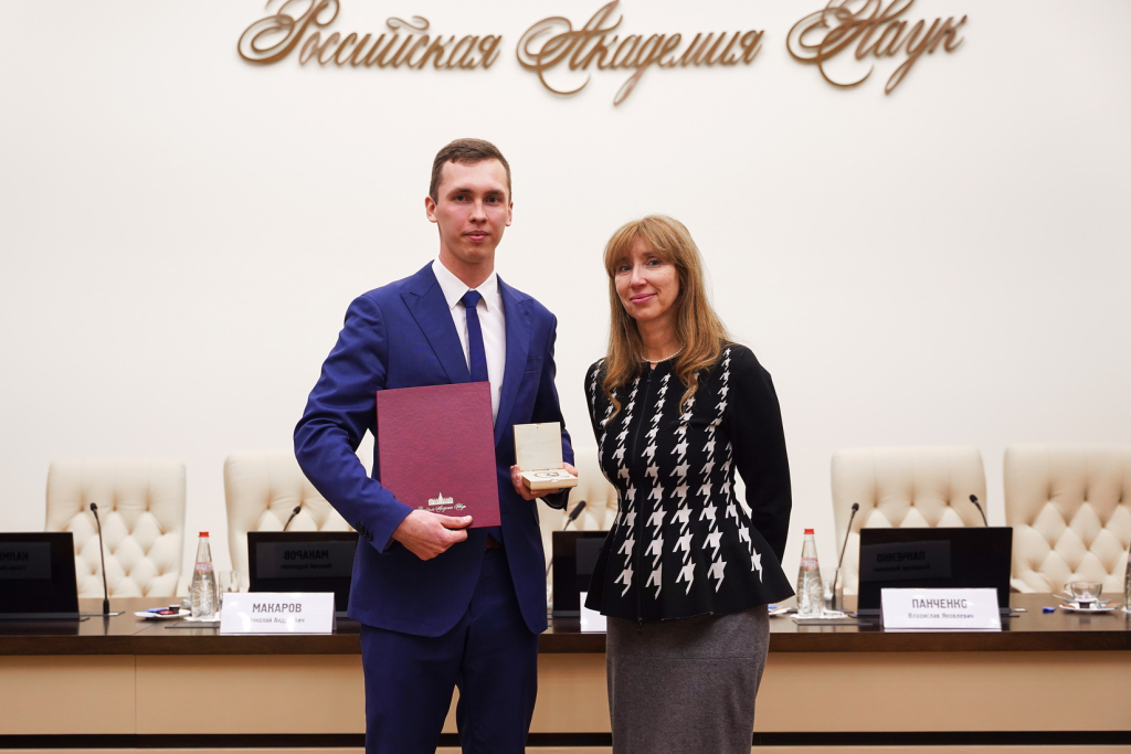 Магистрант ИнАгИс награжден медалью Российской академии наук